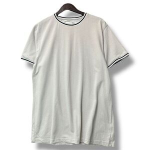 Denim & Flower Men's XL Beige Polka Dot Crew Neck T-Shirt Short Sleeve